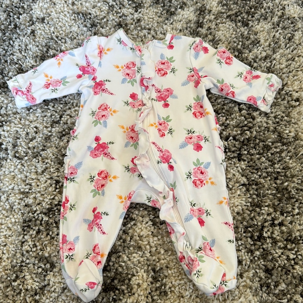 Little me long sleeve footsie